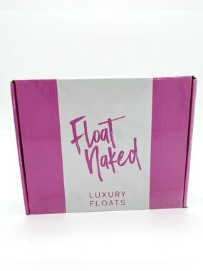 Float Naked Pink Stripe Luxury Float Inflatable Pool 51” Diameter